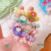 Sweet Simplicity Flower Hair rope Headdress temperament fold The large intestine Hairpin rubber string Hairdressing girl