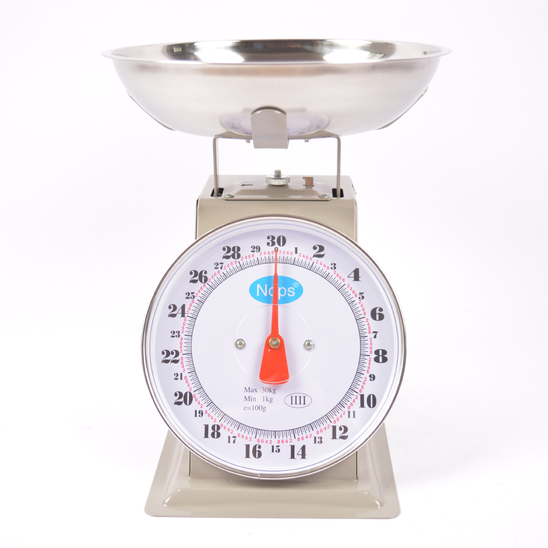 秀山10kg弹簧称机械卖菜秤家用指针公斤称5kg老式托盘称案秤