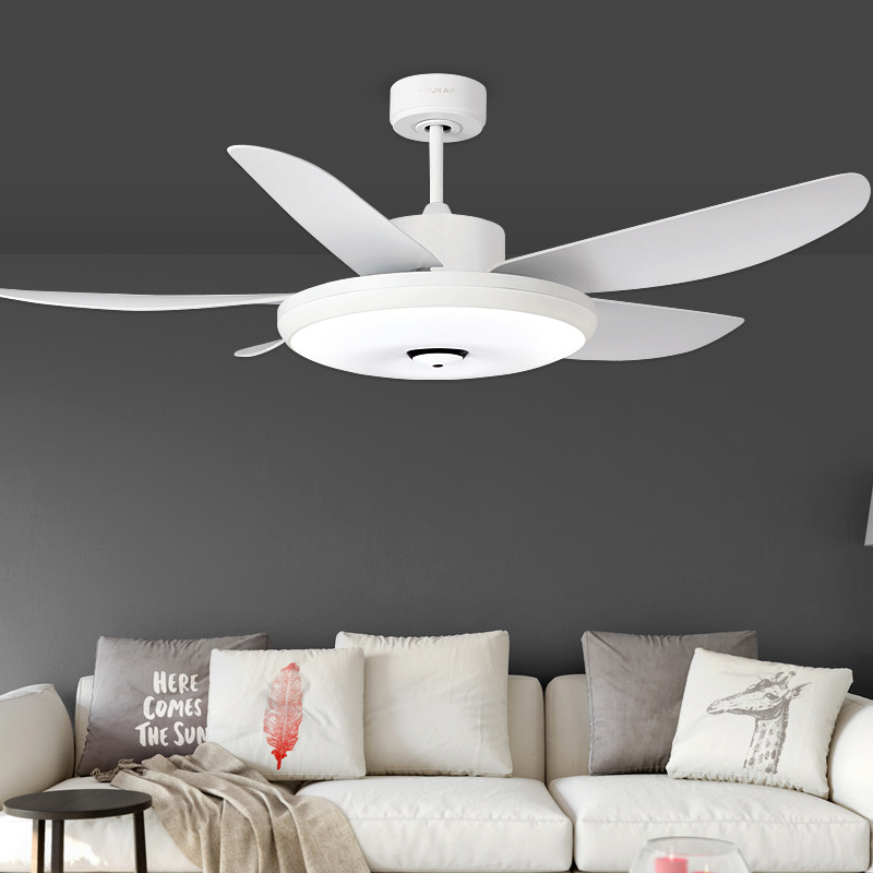 佑家监控风扇灯大风量客厅简约北欧变频遥控风扇吊灯吊扇灯电扇灯
