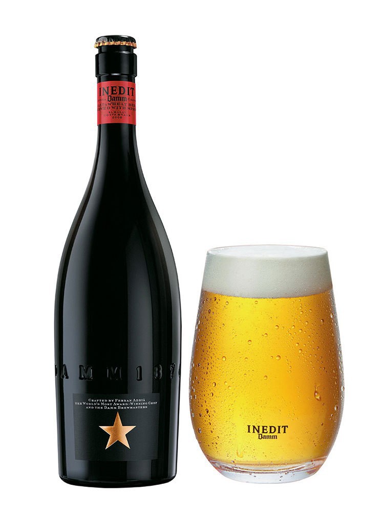 艾帝达姆大星啤酒 西班牙进口小麦精酿白啤酒750m l 12瓶整箱啤酒