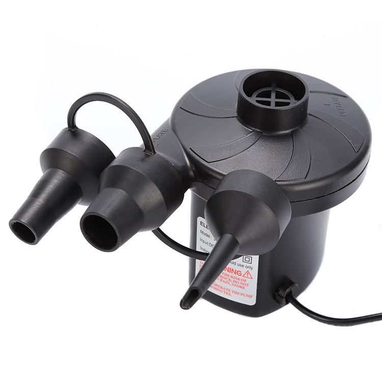 厂家直销跨境车载充气泵锂电充气机厂家电动充气泵双缸车用户外