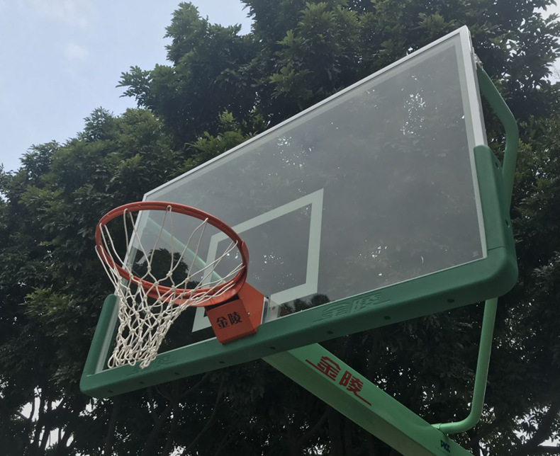 金陵体育 篮球架高强度安全玻璃篮板 金陵标准室外篮球板 11403