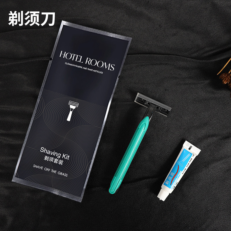 Hotel Special Disposable Toothbrush with Toothpaste Washing Set Waterproof Aluminum Foil Bag High-End Hotel B & B Soft Hair Batch