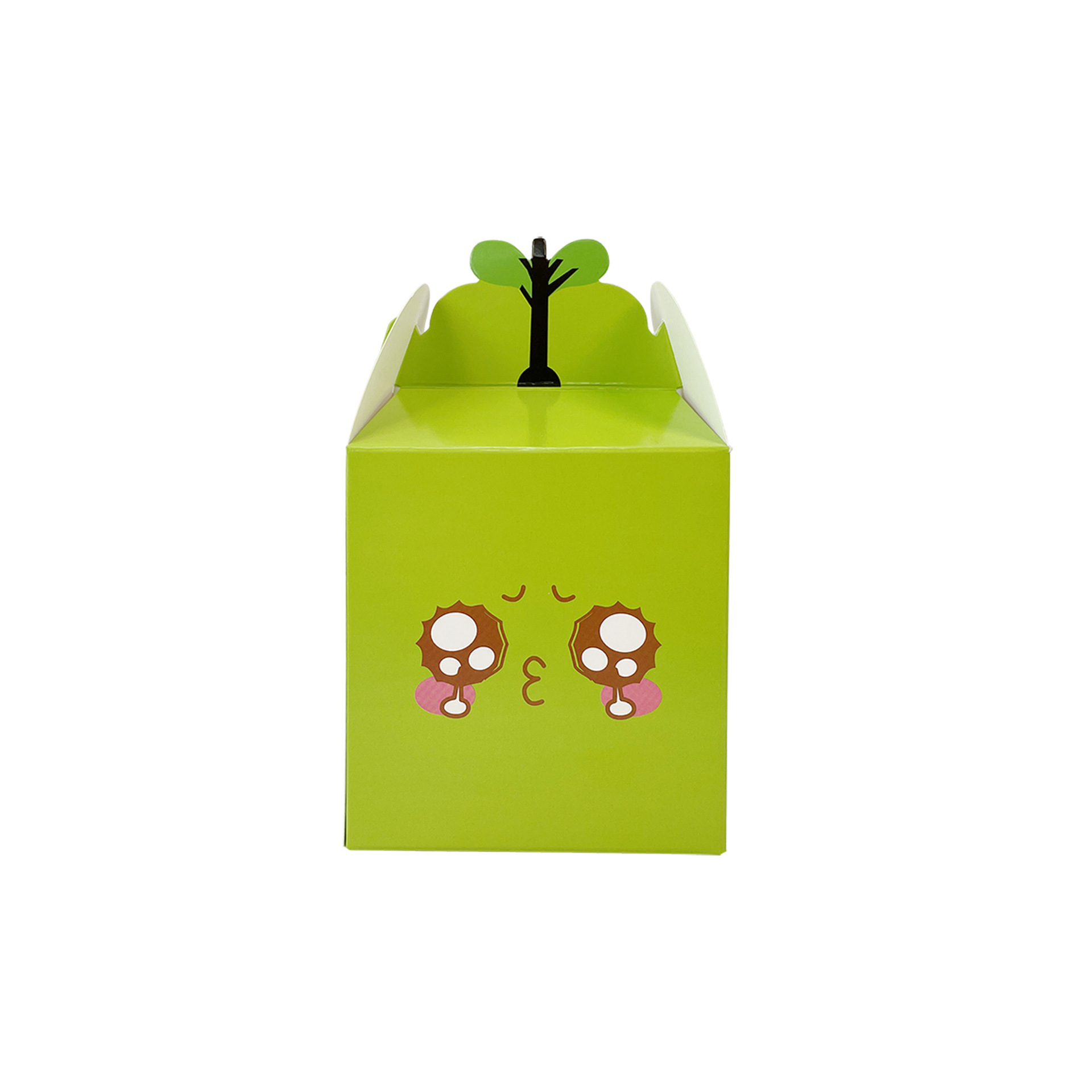 圣诞节的卡通礼品盒平安夜苹果盒子装饰布置创意包装盒纸盒糖果袋