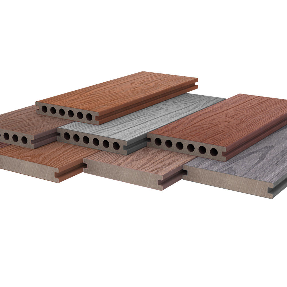 户外实心塑木地板塑木户外地板价格尚元塑木现货直销最新报价