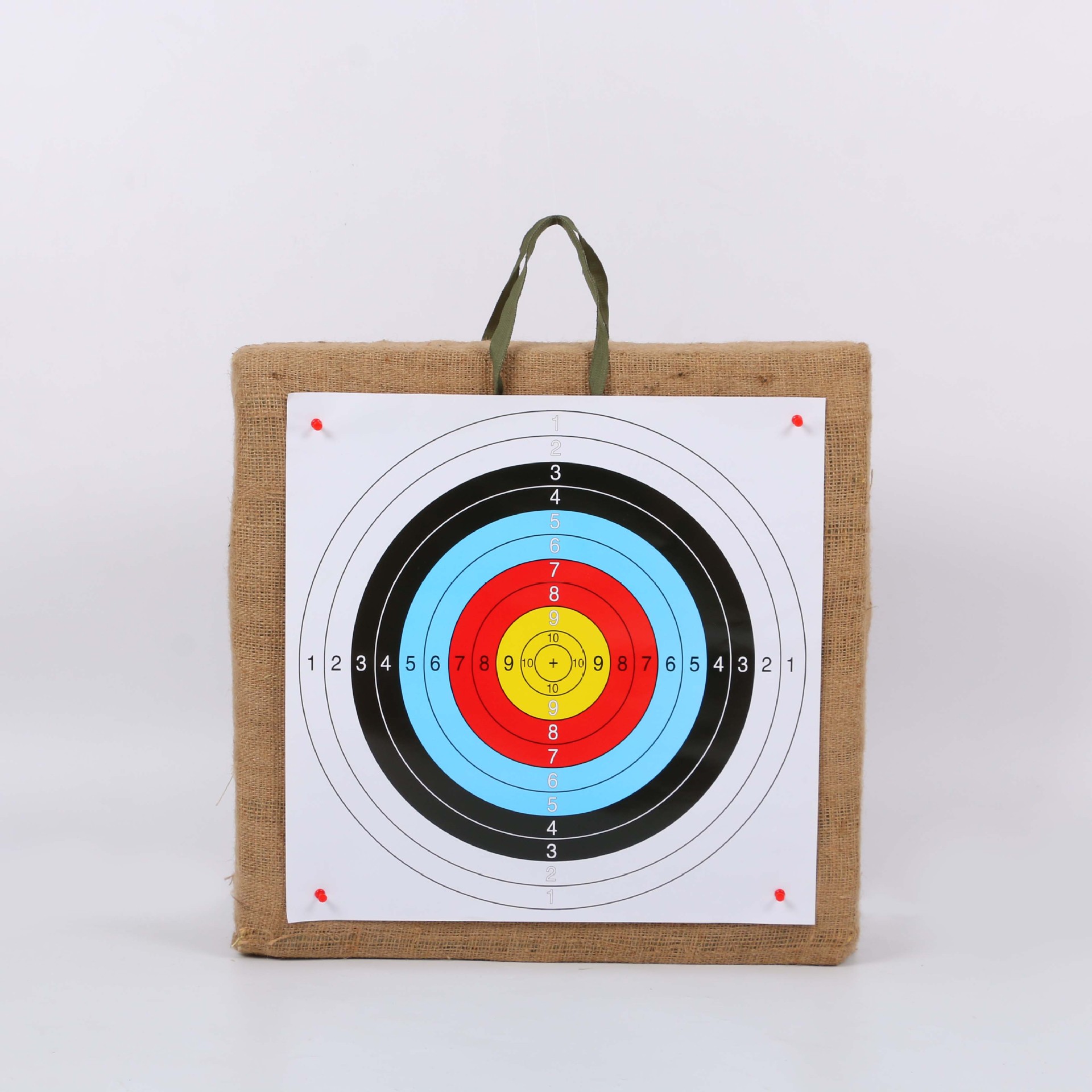 加工定制草编箭靶100*100cmeva箭靶箭馆用射箭器材厂家草靶