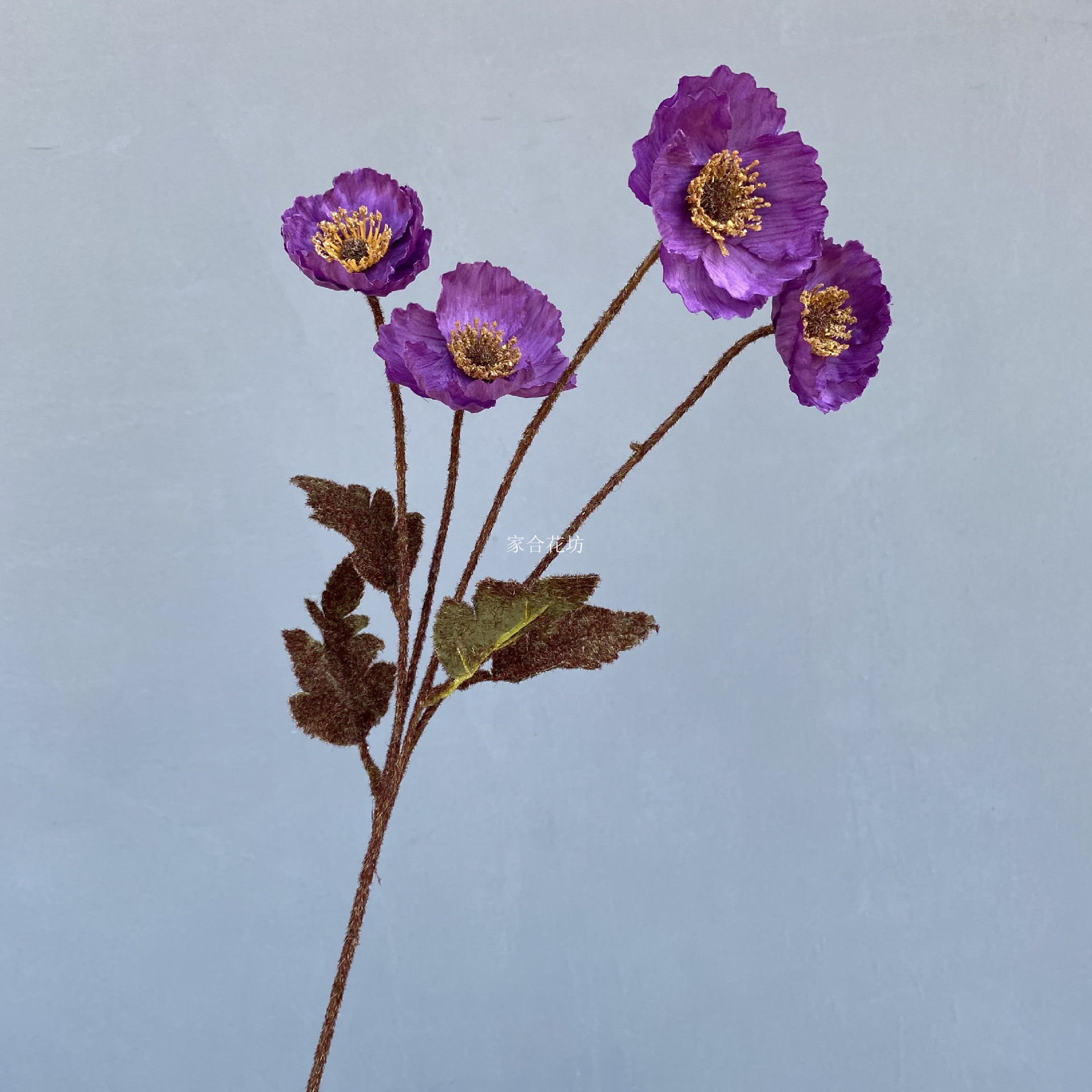 大花头直径约7cm左右 小花头直径6cm左右 4叉 4朵花 【材质】:绢布