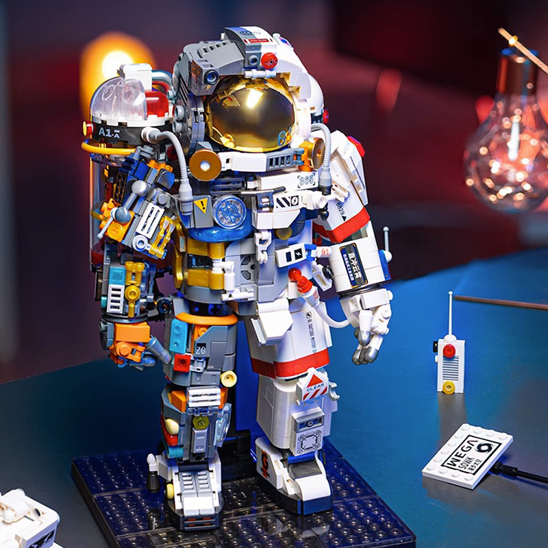 2024新款宇航员积木玩具益智拼装儿童男孩生日礼物10新年拼搭12岁