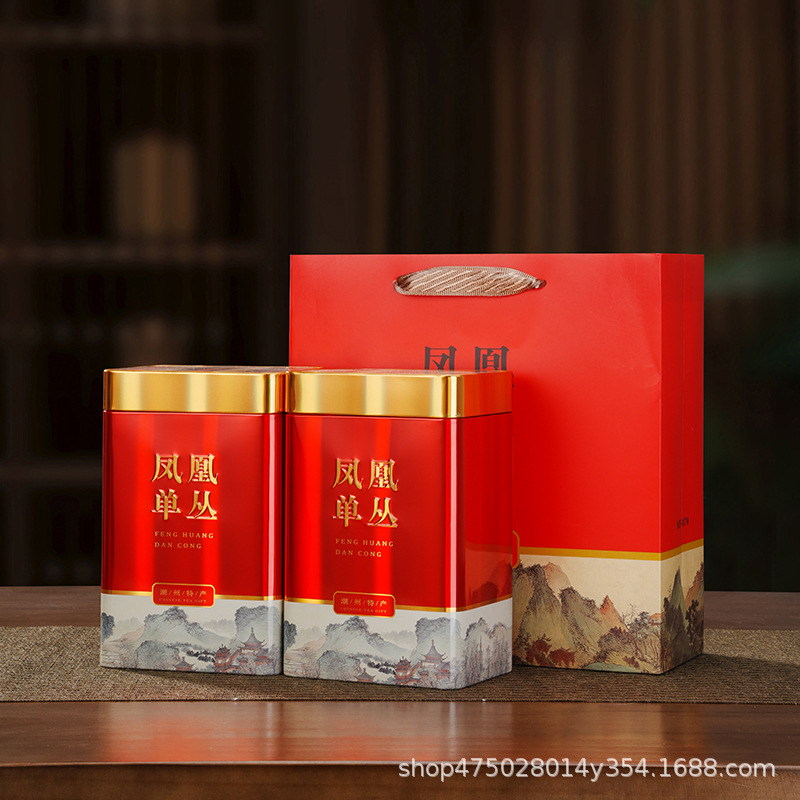 凤凰单从茶叶罐铁盒空盒一斤装古树红茶通用单枞茶叶