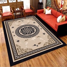 新中式客厅地毯北欧茶几毯家用大地垫简约卧室房间满铺床边毯