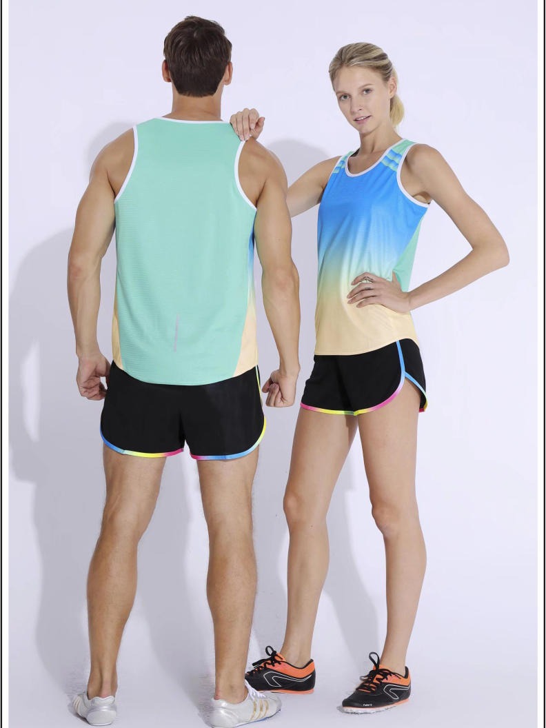田径训练服男长跑比赛服装体考运动背心短跑马拉松跑步套装女