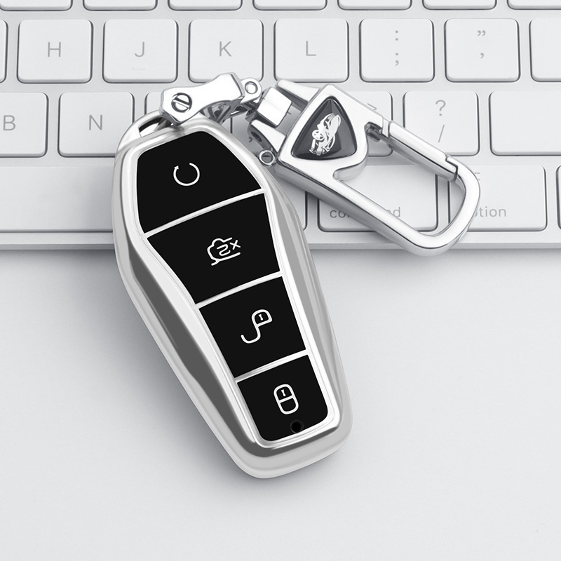 比亚迪秦plusdmi车钥匙套ev比亚迪e2e3/d1保护壳扣高档女全包专用