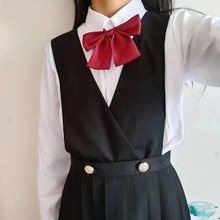 正版护奶裙日系jk制服大码胖妹妹学生卡奶裙jk学院风连衣裙