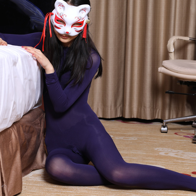 女士性感厚全身连裤光腿神器丝袜jj套连身袜男变装情趣连体袜伪娘