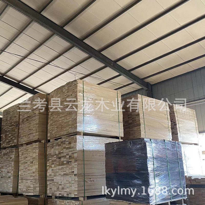 白杨木独条杨木板材杨木床板条多规格杨木条杨木板厂家批发