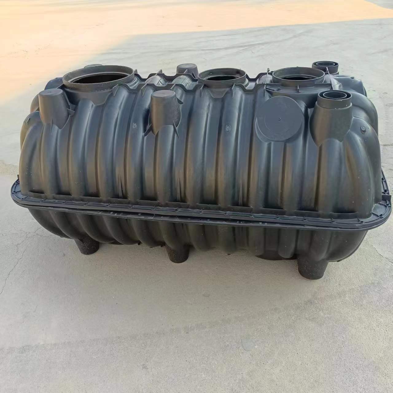 塑料pe化粪池 三格一体式家用粪便桶 农村旱厕沉淀池1.5立方