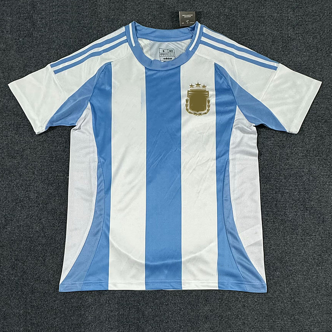 24-25阿根廷主场球衣三星短袖成人足球服泰版比赛服单件一件代发