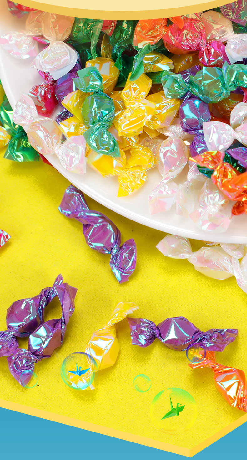 结婚喜糖500g散装批发千纸鹤糖果混装多口味水果硬糖小零食婚庆糖