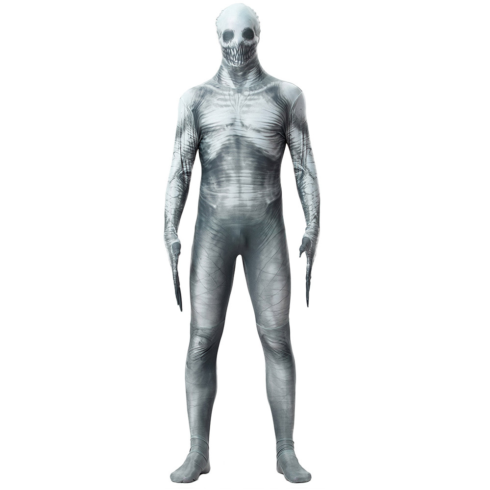 万圣节恐怖僵尸全包紧身衣连体衣万圣节舞台服cos万圣节服装