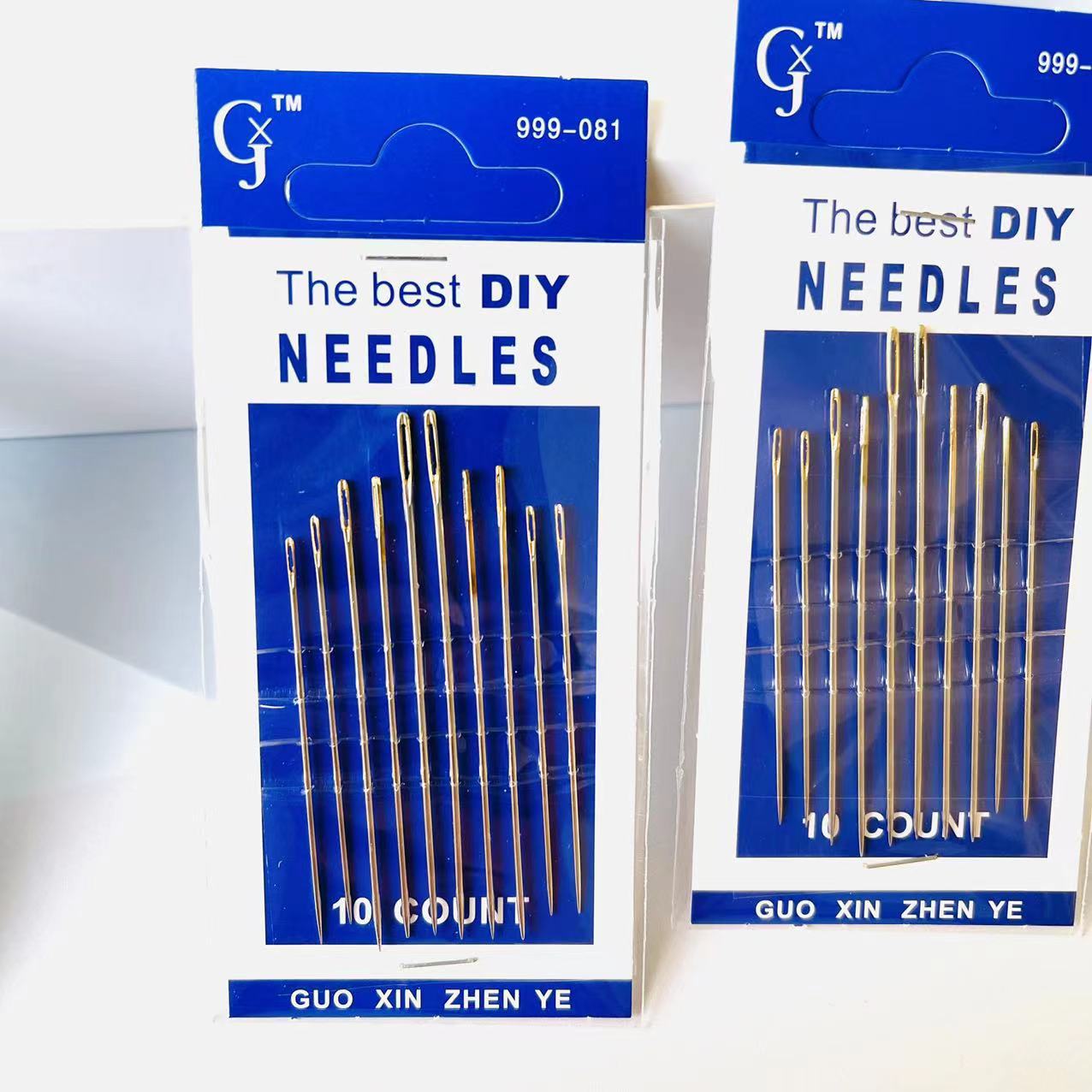 999-081 Blue Board Card Acupuncture Embroidery Worker Sewing Needle Household Sewing Needle Sweater Sewing Needle Sewing Quilt