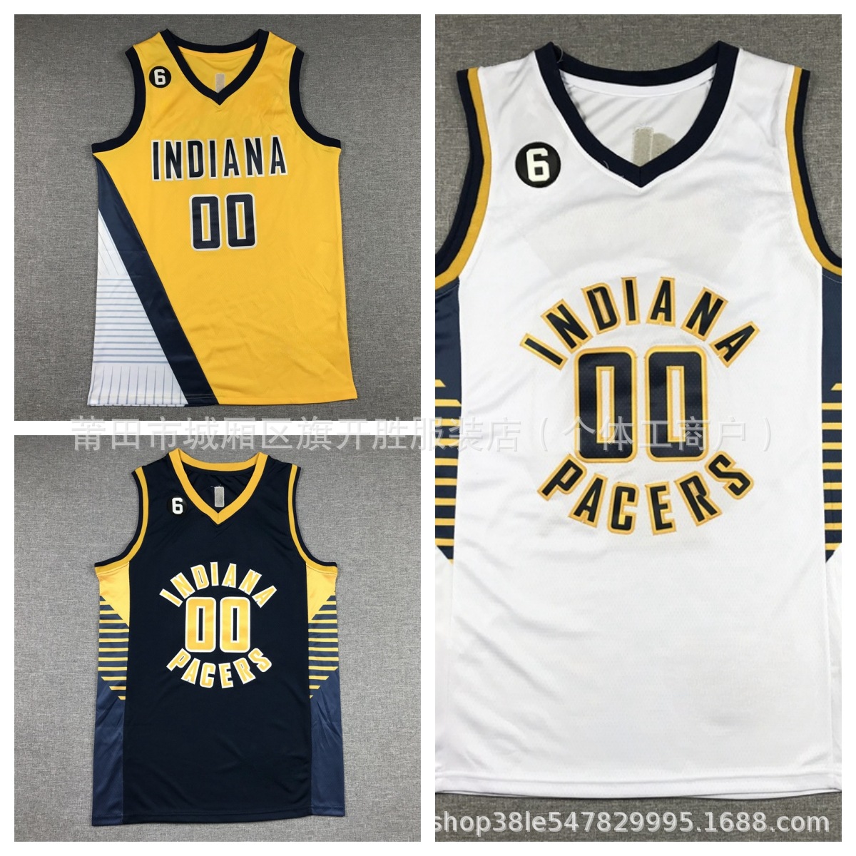 现货批发美式23赛季步行者0号哈利伯顿城市版 篮球服球衣运动服