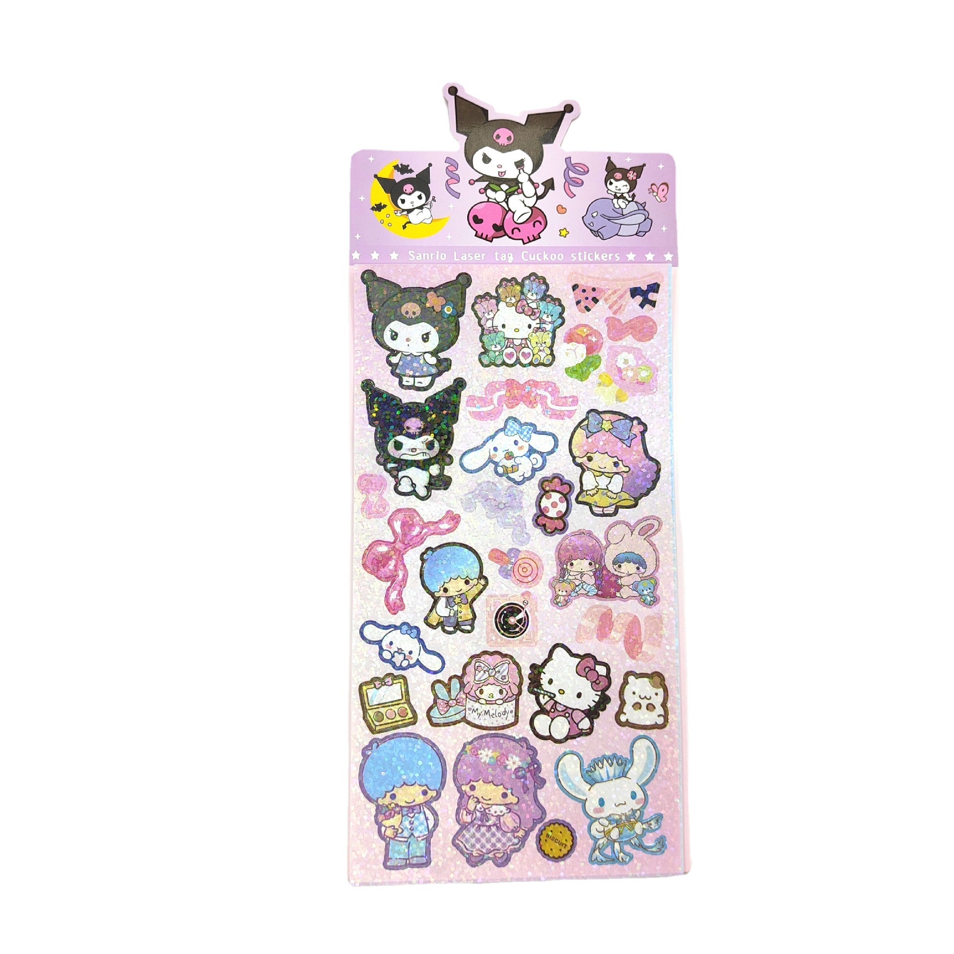 Japanese Sanrio Clow M Melody Big Ear Dog Goo Card Sticker Pacha Dog Clow M Notebook Mobile Phone Decoration