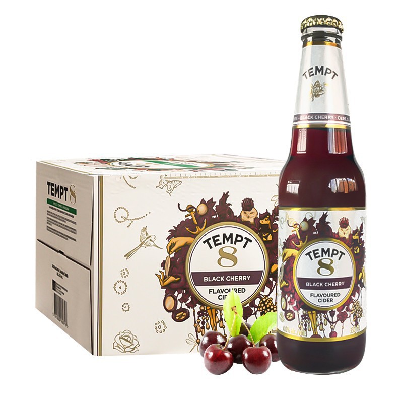 诱惑/tempt啤酒丹麦进口啤酒精酿啤酒 诱惑系列西打酒果味女士酒