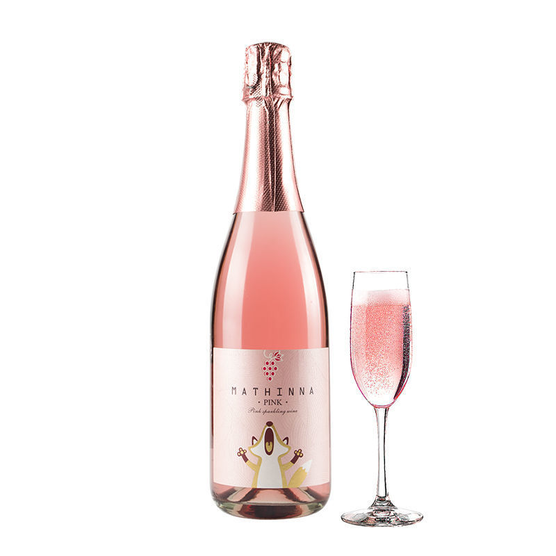 莫斯卡托桃红起泡酒气泡酒甜酒露酒果酒少女酒睡前酒香槟酒葡萄酒