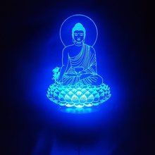 阿弥陀佛像如来佛祖释迦摩尼观世音菩萨普贤文殊地藏王摆件小夜灯