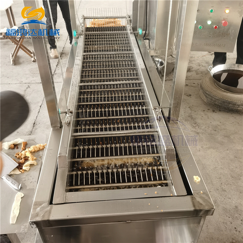 环环相扣波轮式油条油炸机 李庄炸早餐油条机 分控控温油条油炸机