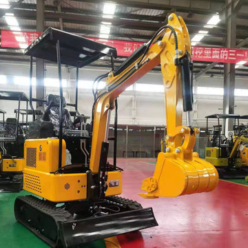 小型混凝土挖掘机 履带式果园挖沟挖土机 微型农用小挖机操作灵活