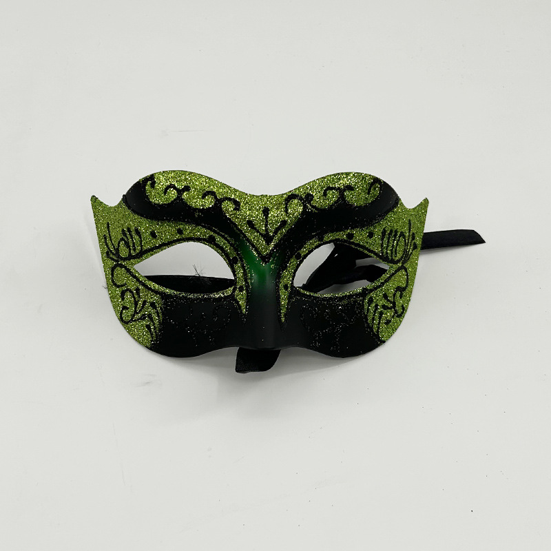 Factory Exclusive Supply Cross-Border Halloween Dance Mask Little Beauty Plastic Carved Paint Painted Hot Party Mask