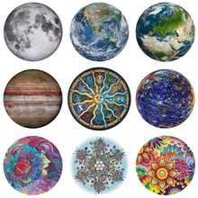 跨境月球欧洲地球星宫圆形1000片拼图  益智创意减压平面拼图