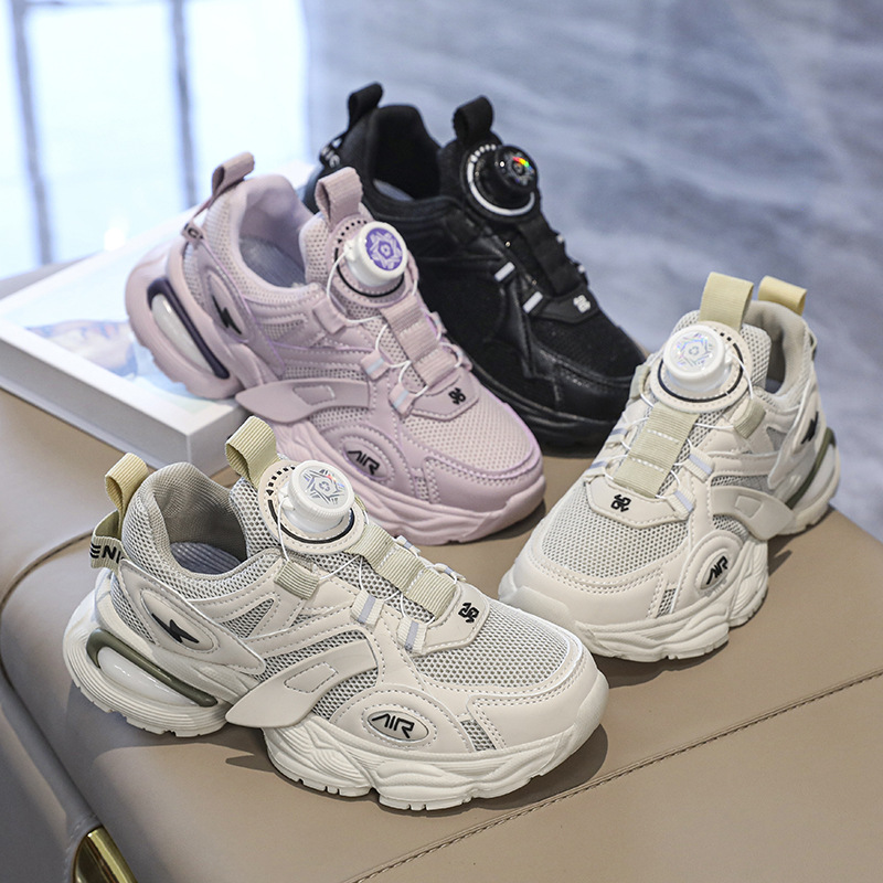 晋江儿童鞋网面透气男童网鞋春夏款老爹运动鞋女童跑步鞋软底轻便