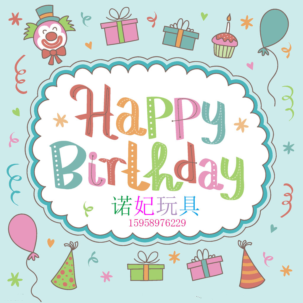 韩国ins儿童生日蛋糕发箍happy birthday生日蜡烛头扣