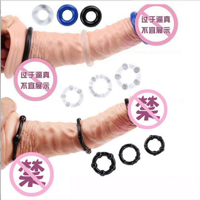 with Beads Horseshoe Ring Yin Jing Ring Water Crystal Ring Sexy Lantern Ring Three-Color Ring Factory Direct Supply One Piece Wholesale