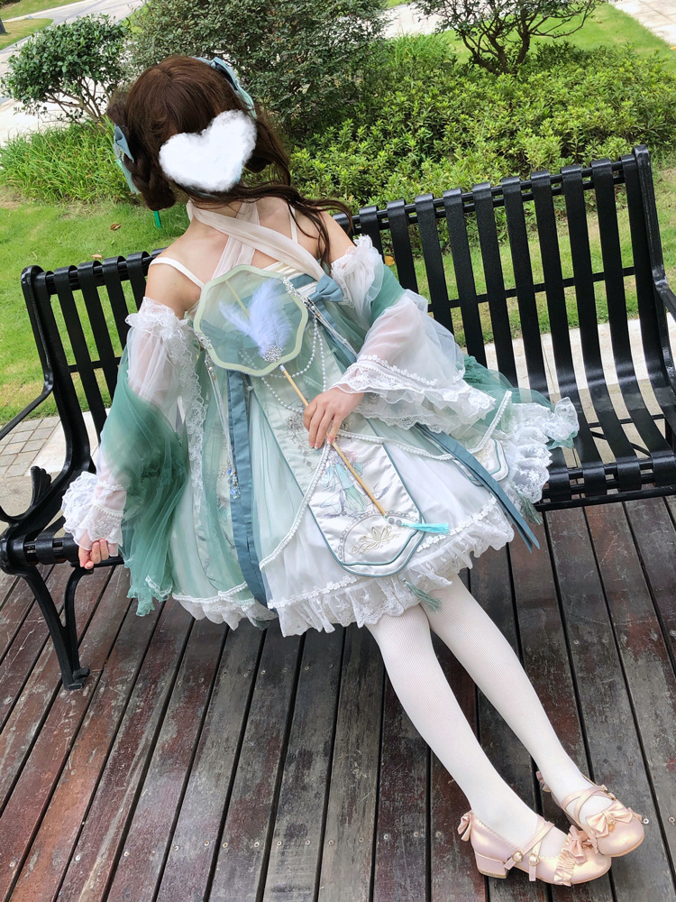 现货 药师篇章lolita中华风lo裙优雅洛丽塔裙大全套jsk连衣裙