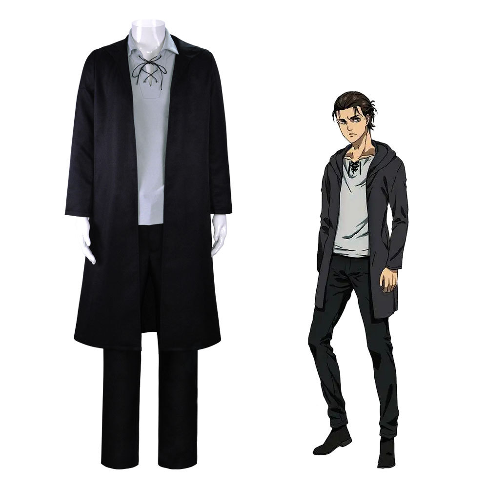 进击的巨人cos服艾伦披风斗篷角色扮演全套cosplay服装-阿里巴巴