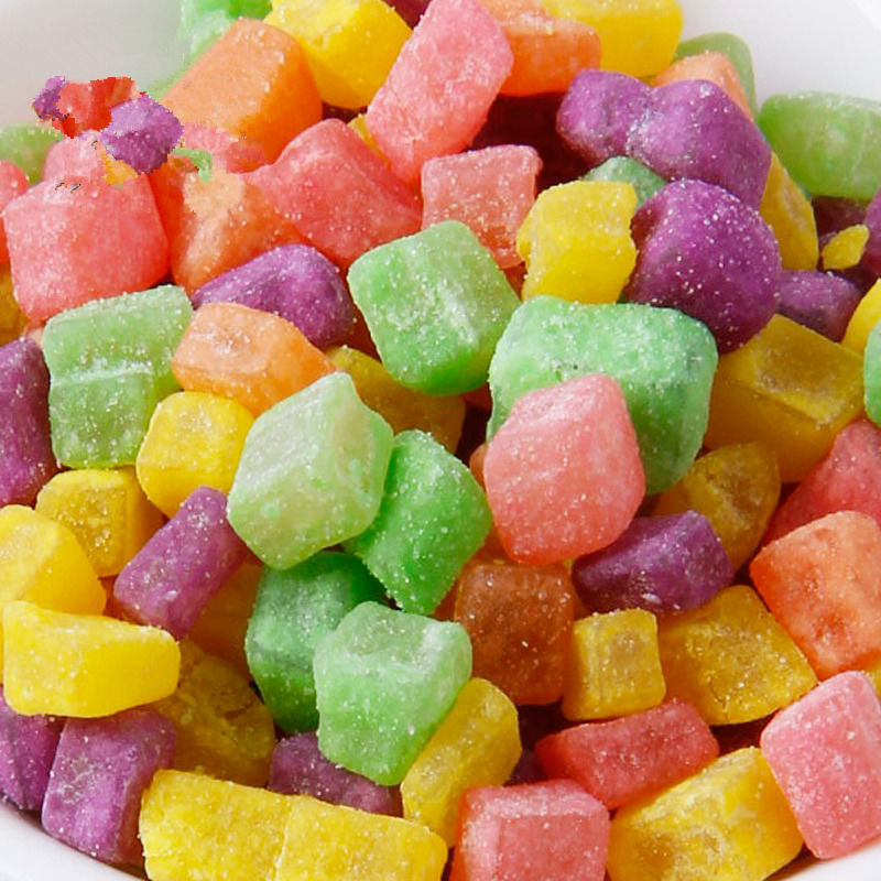 酸妞软糖散装水果q糖橡皮糖混合口味小时的零食90后童年怀旧糖果
