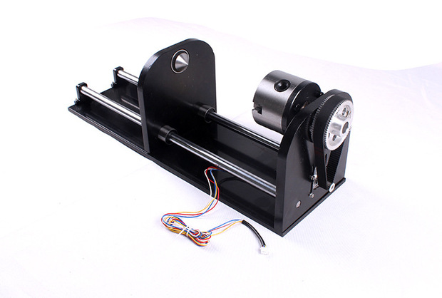 旋转轴 激光切割机旋转轴 激光雕刻机卡盘 圆柱体雕刻旋转轴