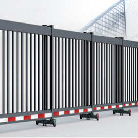 自动滑动平开门推拉折叠大门电动平移门庭院厂房分段悬浮无轨直线