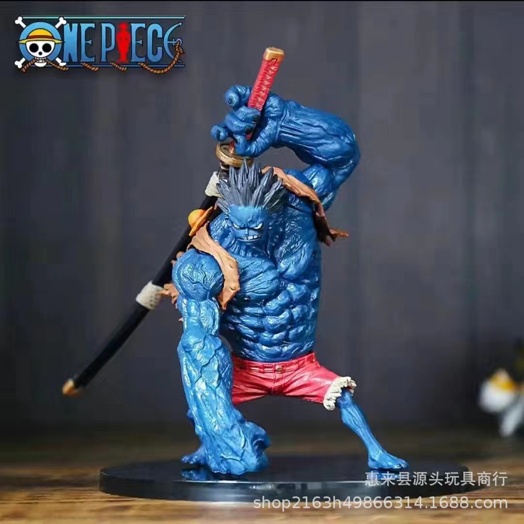 海贼王手办gk梦魇路飞 幽灵岛月光·莫利亚 影子路飞动漫模型摆件