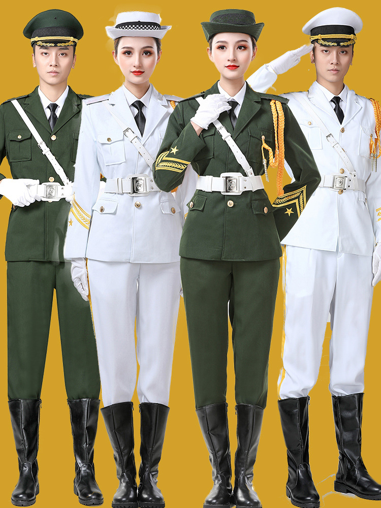 升旗手服装中学生仪仗队服装升旗仪式服装护卫队礼服合唱团演出服