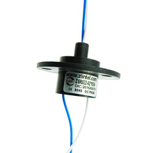 小型帽式大电流导电滑环2路5A360度旋转集电环适用于高速球舞台灯