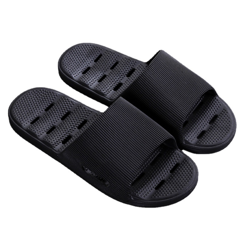 Slippers Men's Summer Bathroom Bath Quick-Drying Household Non-Slip Leaking Hollow Hole Men's Sandals Women's