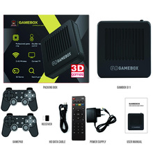 跨境双系统G11游戏机开源街机3D机顶盒电视盒子PSP1铁拳战神6万游