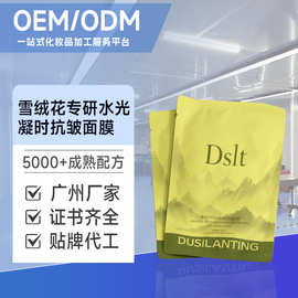 定制贴牌面膜冻膜oem代加工保湿护肤补水美容院线贴片