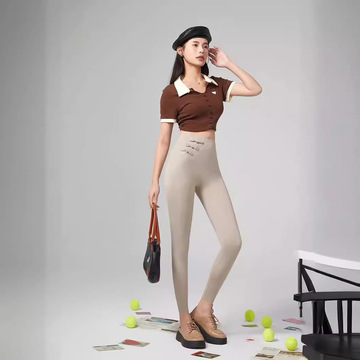 2024鲨鱼裤女外穿新款高腰提臀紧身瑜伽芭比裤无尴尬线弹力打底裤