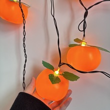 新款LED水果灯发光桔子柿子桃子南瓜亮化树木庭院装饰灯