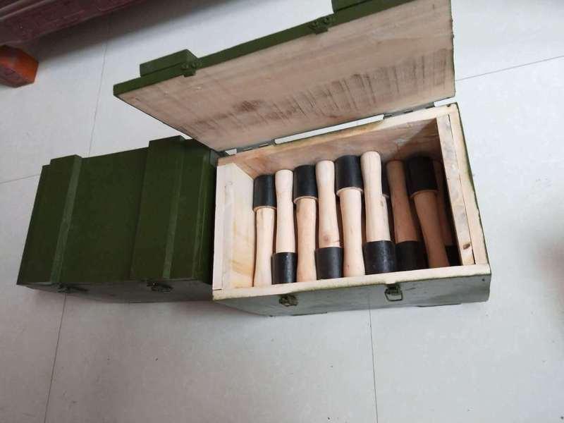 手榴木箱木质弹药箱影视道具训练基地装饰cs木质道具手榴箱